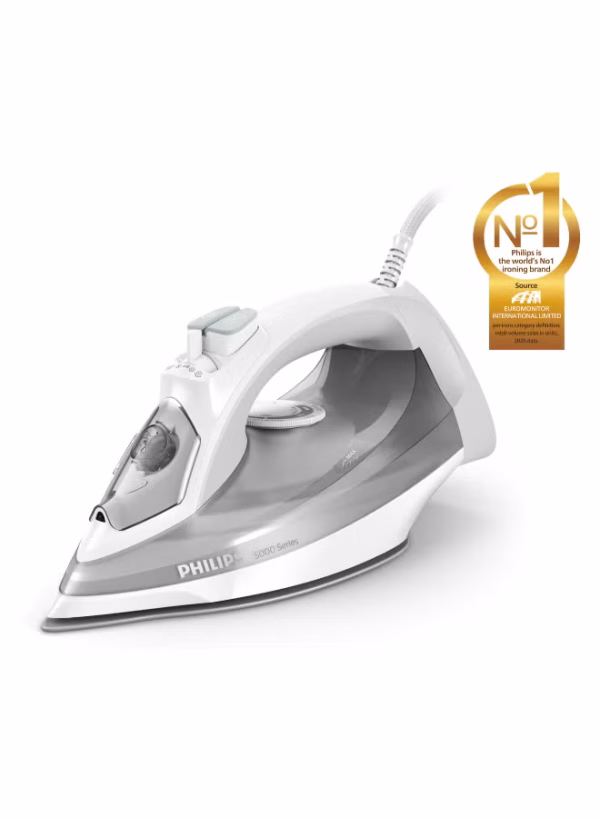 5000 Series Steam Iron - 2400W, 160g Steam Boost, SteamGlide Plus, Grey - DST5010/16 320 ml 2400 W DST5010/16 Grey/White