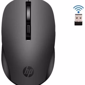 S1000 Plus Wireless USB Mouse, 2.4GHz Wireless Dongle, Up to 1600 DPI, Optical Sensor, Ambidextrous Design, Silent Clicks Black